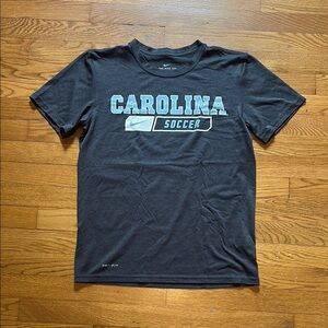 Nike Gray Short Sleeve UNC Soccer Tee